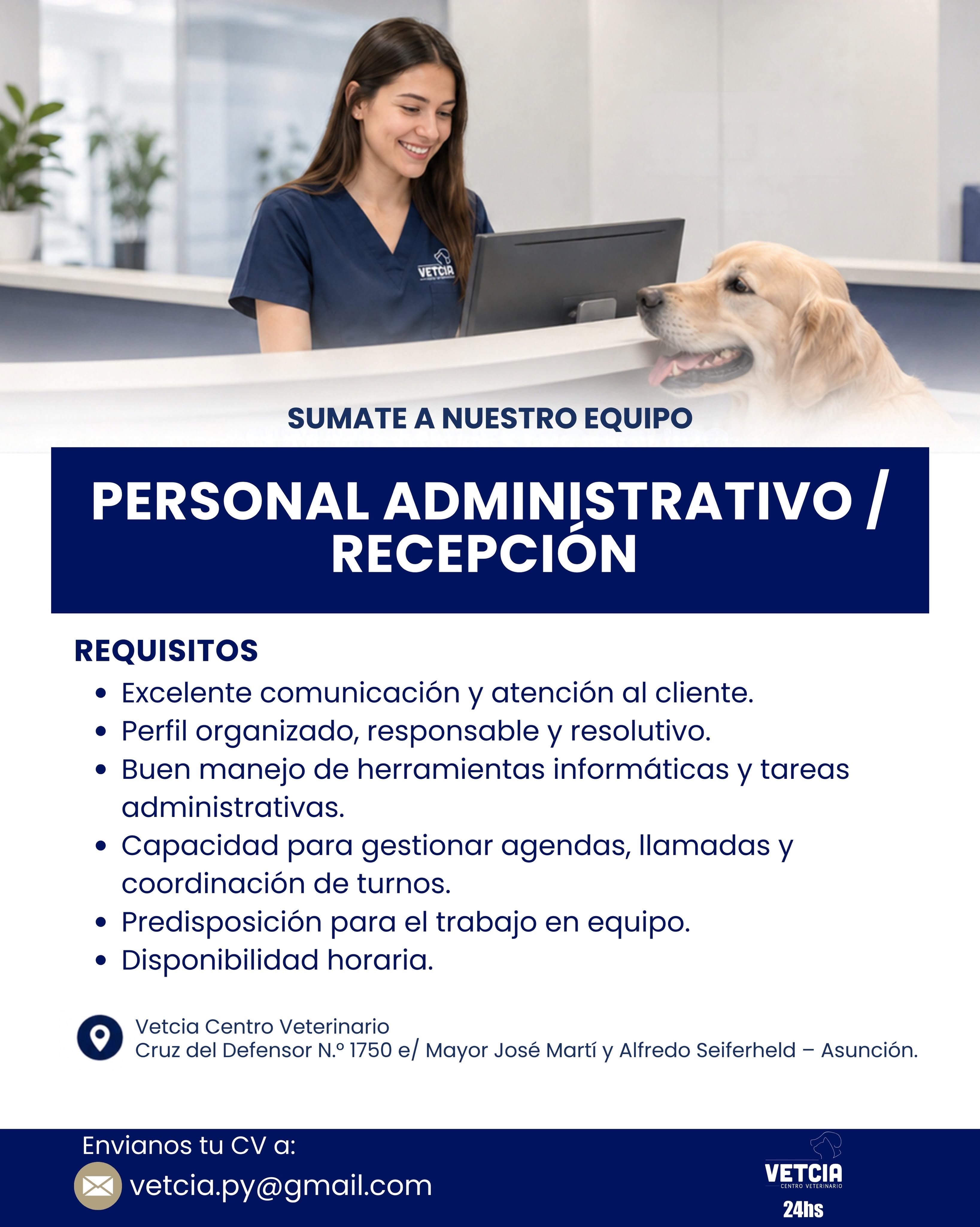 Oferta laboral: Personal Administrativo
