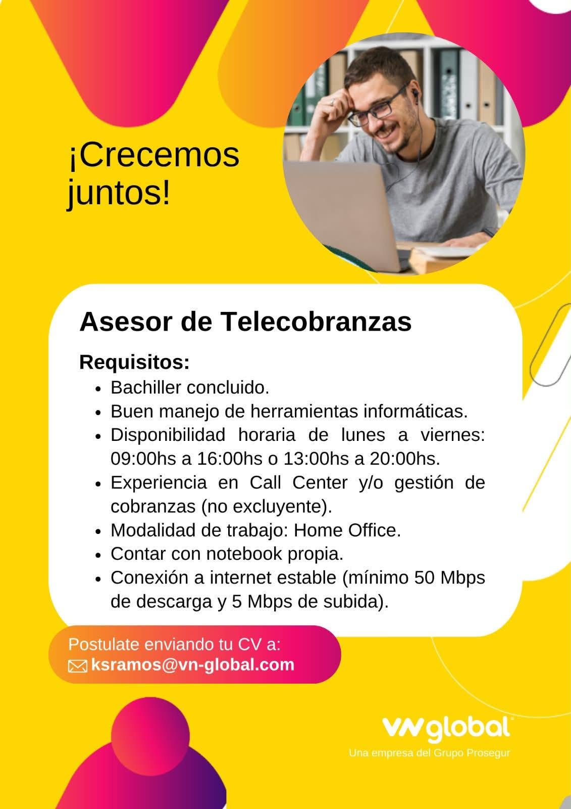 Oferta laboral: Asesor