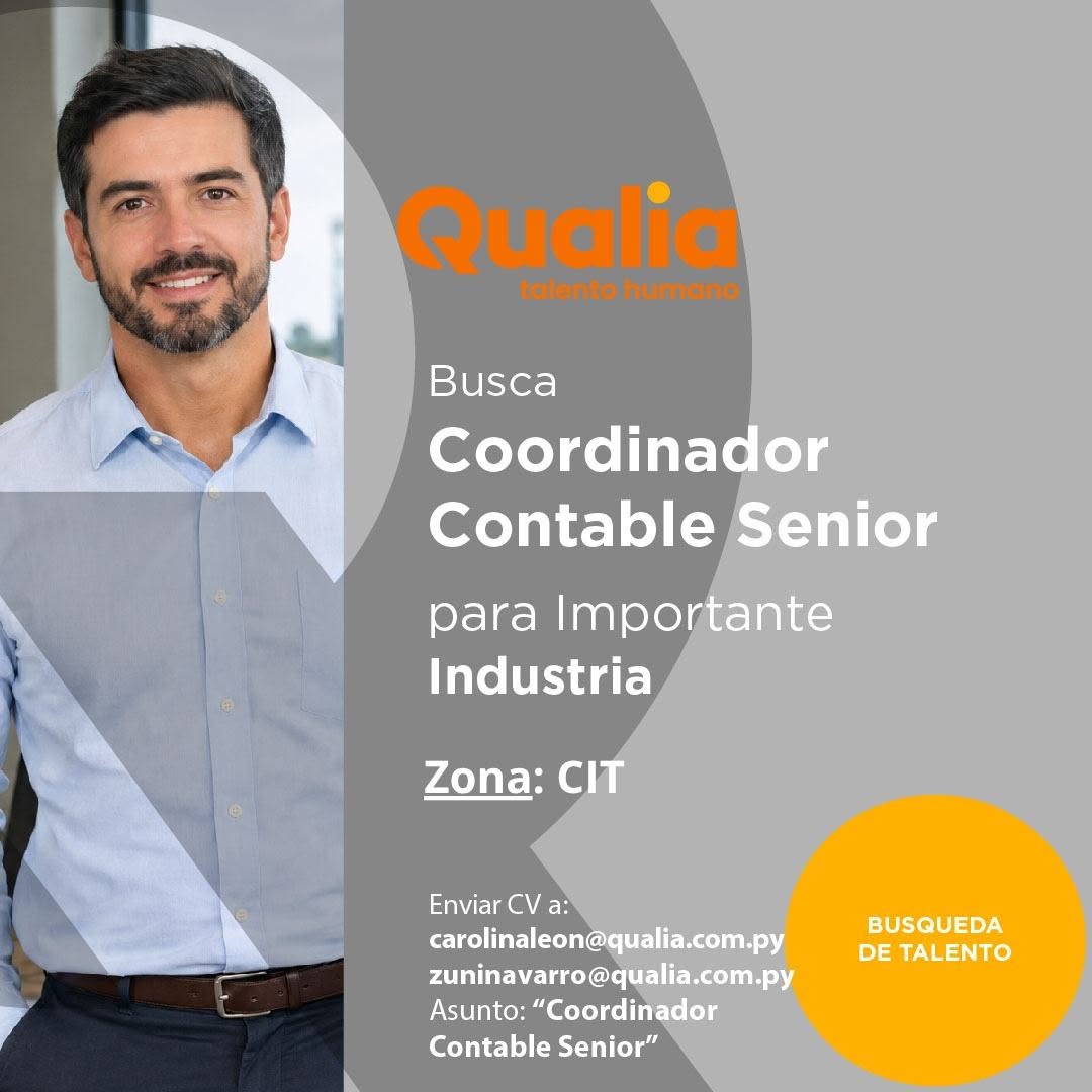 Oferta laboral: Coordinador Contable Senior — Qualia