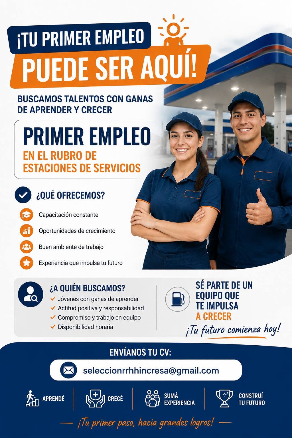 Oferta laboral: Playero