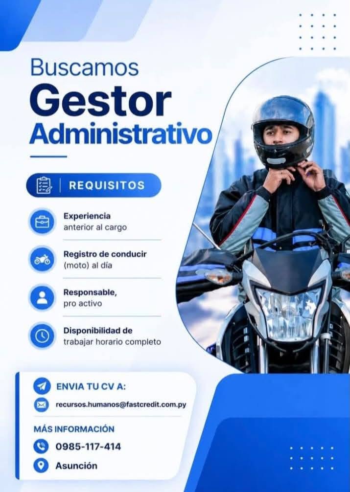 Oferta laboral: Gestor Administrativo