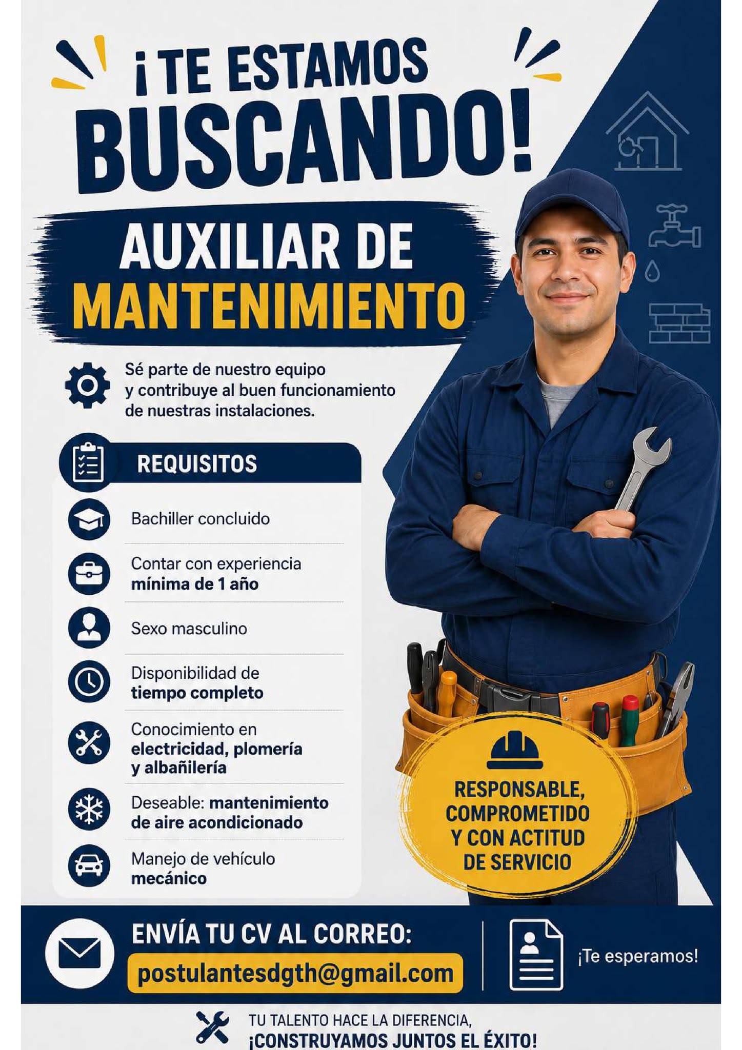 Oferta laboral: Auxiliar