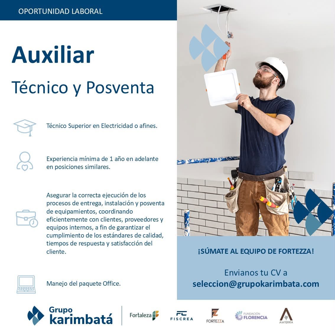 Oferta laboral: Técnico Y Posventa