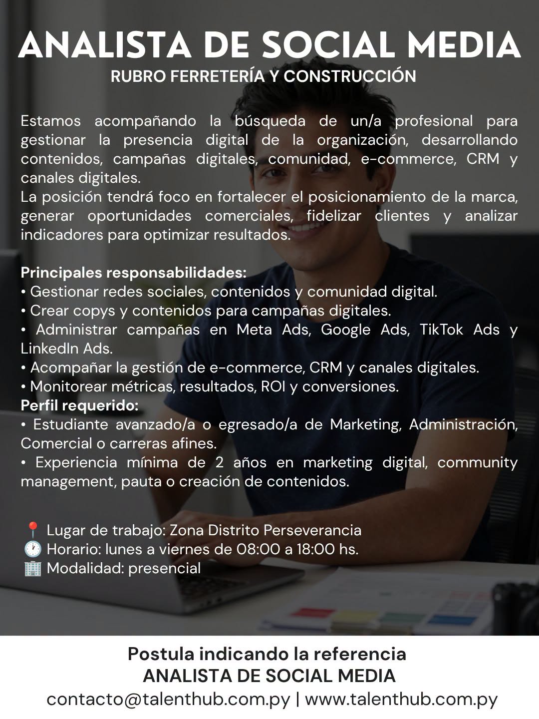 Oferta laboral: Analista De Social Media — Talenthub