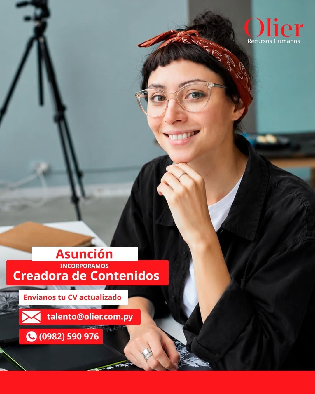 Oferta laboral: Creadora De Contenidos — Olier