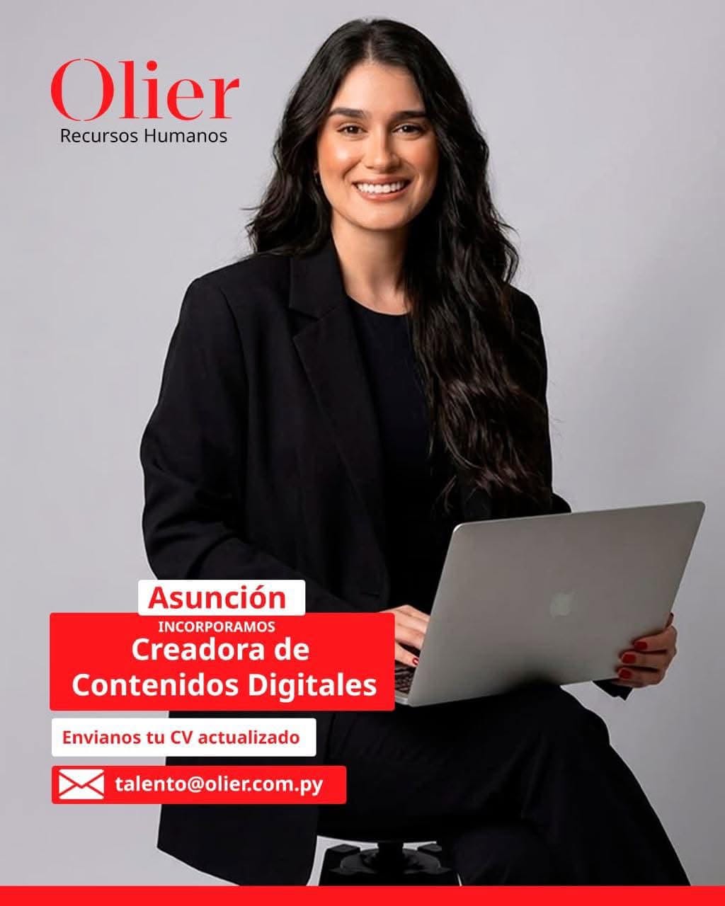 Oferta laboral: Creadora De Contenidos Digitales — Olier