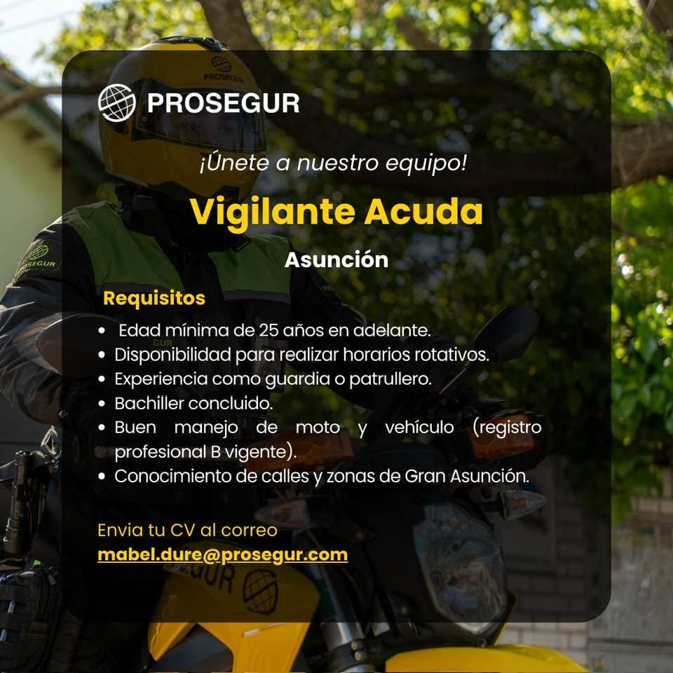 Oferta laboral: Vigilantes