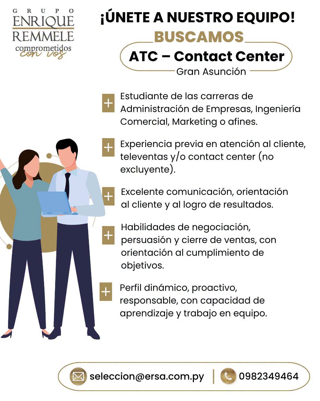 Oferta laboral: ATC Contact Center