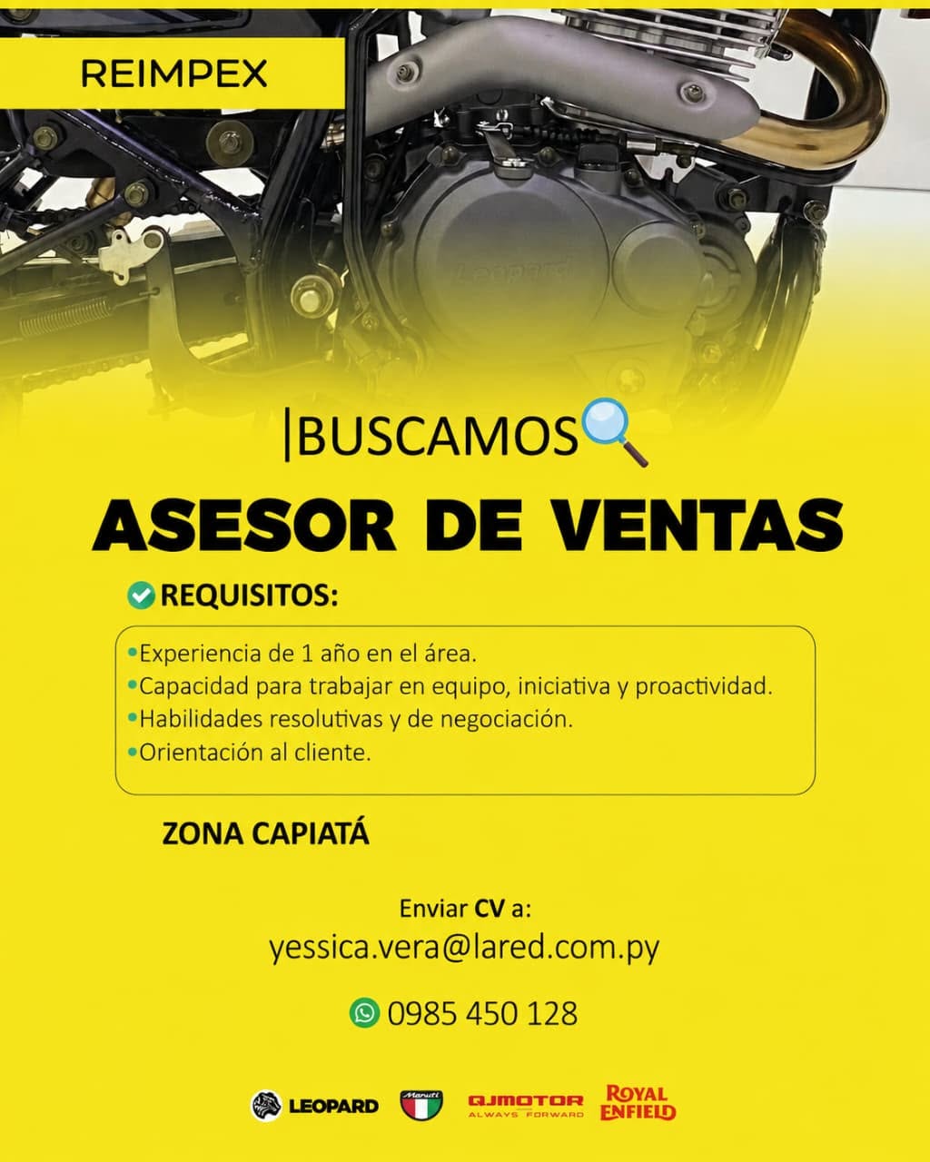 Oferta laboral: Asesor De Ventas — La Red
