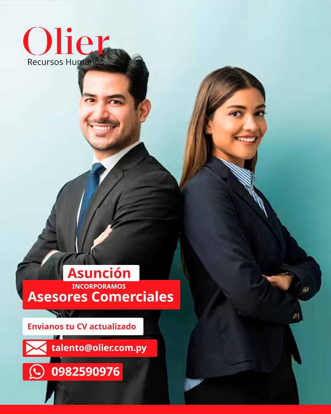 Oferta laboral: Asesores Comerciales — Olier