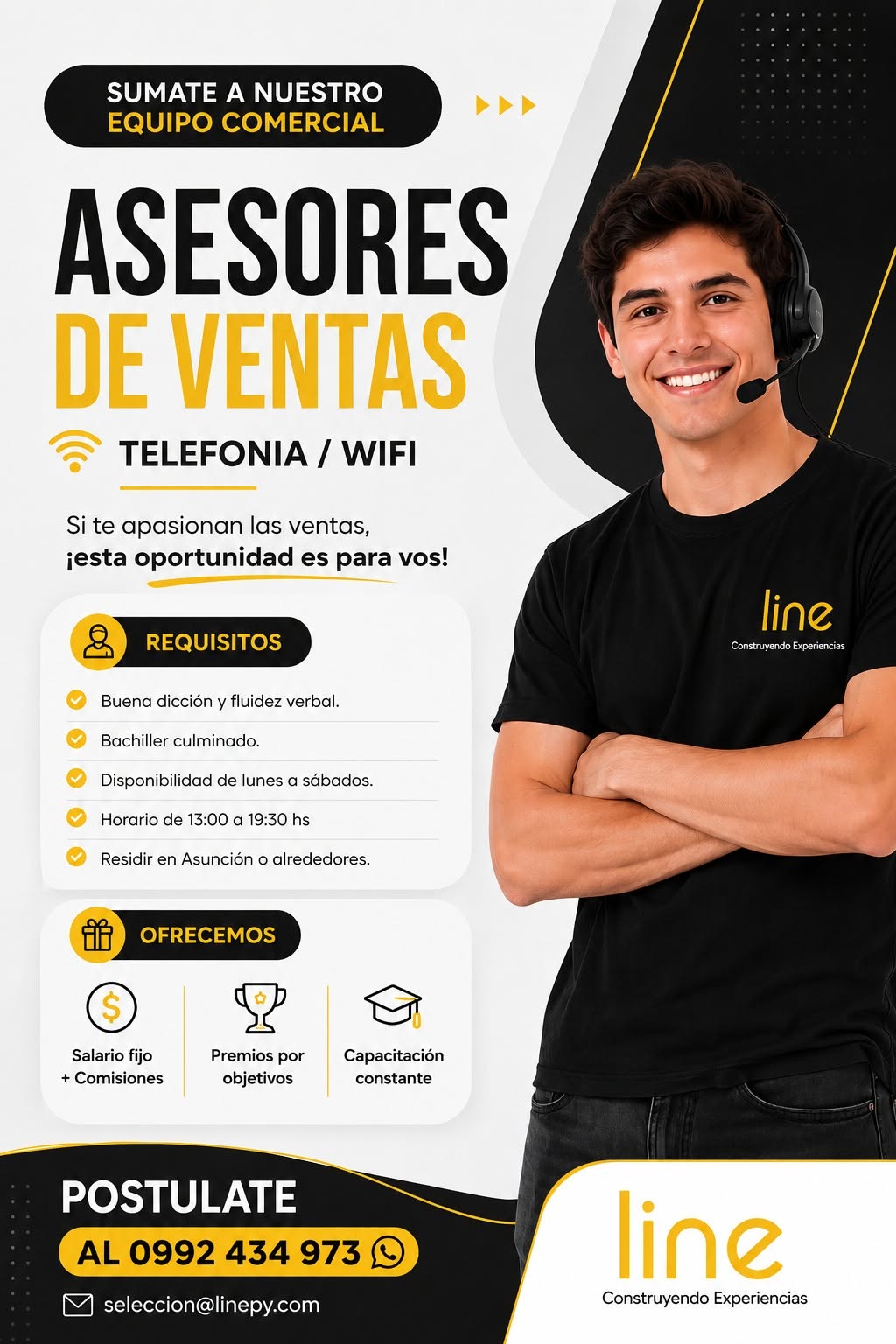 Oferta laboral: Asesores De Ventas