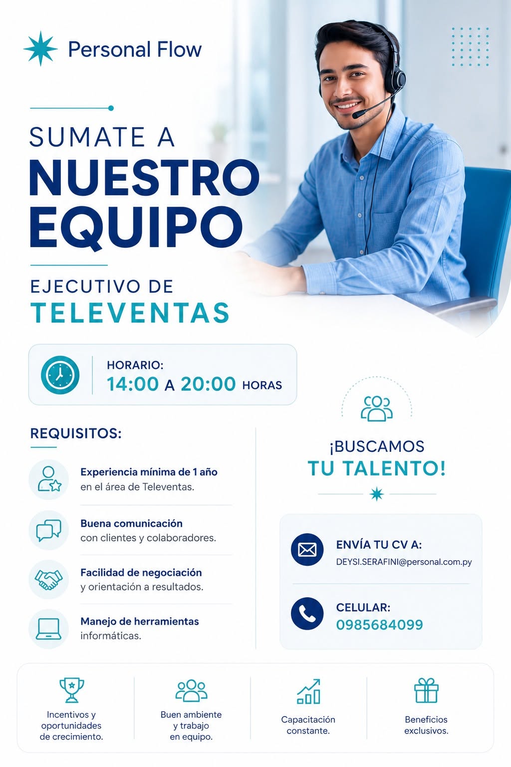 Oferta laboral: Televenta