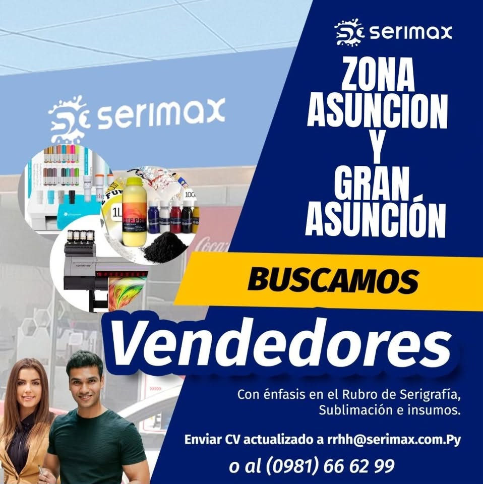 Oferta laboral: Vendedores — Serimax